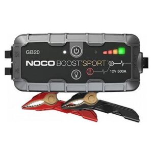 בוסטר התנעה מומלץ לרכב מבית NOCO האמריקאי דגם NOCO-GB20 לרכבים עד נפח מנוע של 4000 סמק