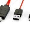כבל הממיר ווידאו מהפלאפון לטלוויזיה, MHL To hdmi cable for galaxys3/s4/note 2