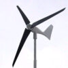 מערכת אנרגיה פועלת רוח. טורבינה להפקת חשמל באמצעות רוח בהספק של 24V 500W אנרגיה מתחדשת