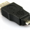 מתאם USB 2 מנקבה לזכר מיני, USB 2.0 Female to Mini Male Adapter