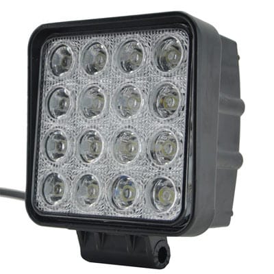 פנס לד מרובע לרכב עבודה ושטח, בהספק של 48W