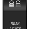 מפסק מואר תאורה אחורית מיועד לרכב,סירה וקראוון מוגן מים IP68 Illuminated On-Off Rocker Switch