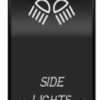 מפסק מואר תאורת צד מיועד לרכב,סירה וקראוון מוגן מים IP68 Illuminated On-Off Rocker Switch