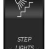 מפסק מואר לתאורת מדרגות מיועד לרכב,סירה וקראוון מוגן מים IP68 Illuminated On-Off Rocker Switch