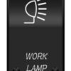 מפסק מואר Work Lamp מיועד לרכב,סירה וקראוון מוגן מים IP68 Illuminated On-Off Rocker Switch