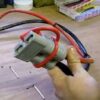 שקע אנדרסון צבע אפור Anderson Connector SB175 - 2 AWG