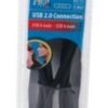 כבל USB2.0 מוזהב זכר-זכר, 1.8 מטר - הסדרה המקצועית