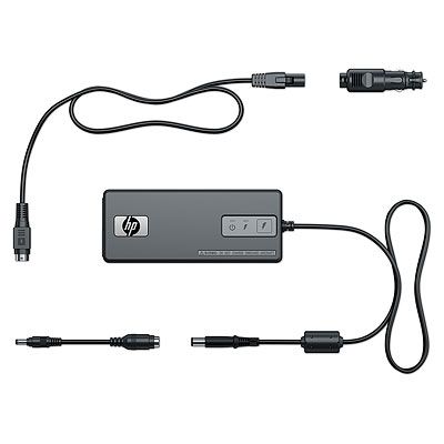 מטען מקורי חכם למחשב נייד למטוס ולרכב (HP 90W Smart Combo (DV574A