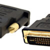 מתאם  HDMI TO DVI-I, זכר DVI-I ל נקבה HDMI
