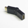 מתאם HDMI מפרקי מוזהב 24 קראט, זוויתי שינוי מצבים 180 מעלות , זכר HDMI ל נקבה HDMI