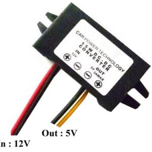 ממיר מתח לרכב DC/DC  12V to 5V