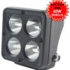 פנס פרוז'קטור לד מוגן מים תקן צבאי IP67 , נורת CREE LED הספק 40W, עוצמת הארה 3000Lm,מרחק הארה 300 מטר ,40W CREE LED