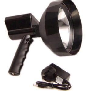 פנס פרוז'קטור לד LED נטען הספק 10W,עוצמת הארה 900Lm,קוטר 150ממ,מרחק הארה 500 מטר ,10W LED