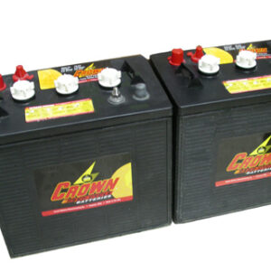 מצבר לתעשיה 225 אמפר, פריקה עמוקה 275Ah/ 12V  למערכות גיבוי וסולאריות CROWN CR-275 Commercial Deep Cycle Battery