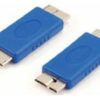 מתאם USB 3 מיקרו זכר לזכר,USB 3.0 Micro Male to Micro Male