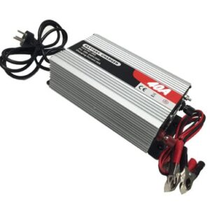 מטען למצבר 40A/12V טעינה בשלושה שלבים למצברים של 12 וולט