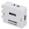 ממיר דיגיטלי 1080P HDMI, RCA
