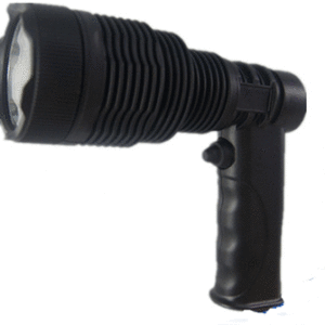 פנס פרוזקטור לד LED נטען הספק 10W עוצמת הארה 810 Lm קוטר 50ממ מרחק הארה 200 מטר 10W LED