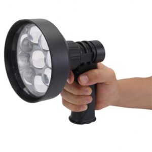 פנס פרוזקטור LED נייד מקצועי נטען הספק 27W עוצמת הארה 2600Lm בעל 9 נורות לד CREE