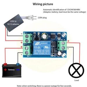 בקר מתח מתוכנת כיבוי והדלקה אוטומטי Power-OFF Protection Automatic Switching UPS Emergency
