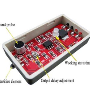 חיישן אור פועל באור יום כבוי בלילה 5V~18V 12V Voice Sound Light Sensor Control Delay Switch Day Work/Night off