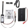 מצלמה אלחוטית IP WiFi מיזערית להסלקה ואבטחה ברכב או בבית רוזולציה 1080p צפיה דרך אפלקציה בטלפון