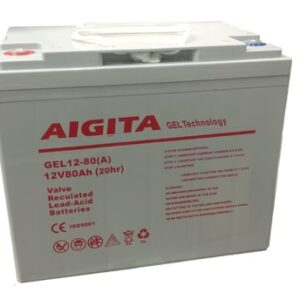 מצבר ג'ל פריקה עמוקה 12V 80Ah מתאים לכל מטרה  פסק חזק ואיכותי לצרכנים כבדים,Deep Cycle Battery 80Ah