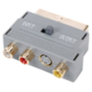 מפצל Scart 3 RCA+SVHS