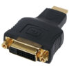 מתאם מוזהב HDMI זכר ל- DVI נקבה - סדרה מקצועית HQ
