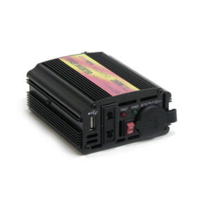 ממיר מתח 12V 200W כולל יציאות USB ושקע מצת נוסף. לשימוש ברכב או ישירות ממתח מצבר,CAR200U,200W