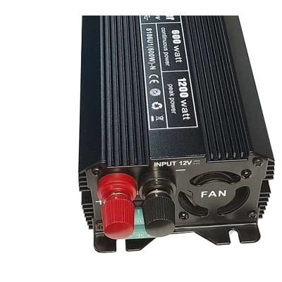 ממיר מתח 12V 600W לשימוש ברכב או ממצבר 12V הספק כללי  600W