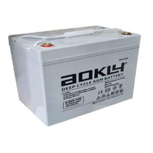 מצבר 12V 100Ah מתאים למערכות סולאריות פריקה עמוקה Deep Cycle Battery aokly