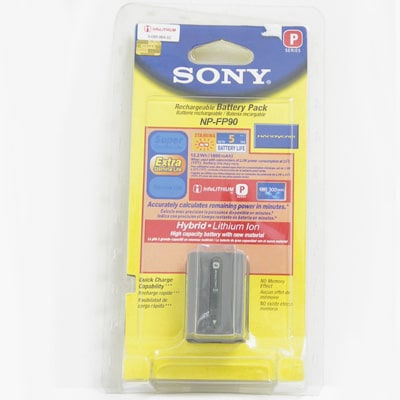 סוללה מקורית למצלמות סוני Sony Original Battery NP-FP90 סוללה מקורית למצלמות סוני Sony Original Battery NP-FP90