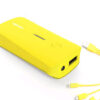 סוללה חיצונית לגיבוי לאייפון ,פלאפונים,סמארטפון ועוד. צבע צהוב. Power Bank battery 5600mAH