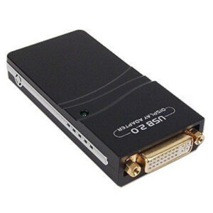 ממיר USB ל DVI/VGA/HDMI לחיבור מסכים חיצוניים ממחשב אחד,USB 2.0 Multi-Display Adapter External Video Card