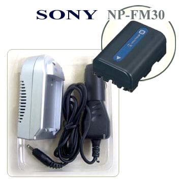 מטען סוללה למצלמות סוני Sony NP-FM30 מטען סוללה למצלמות סוני Sony NP-FM30