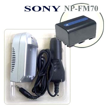 מטען סוללה למצלמות סוני Sony Rechargeable battery NP-FM70 מטען סוללה למצלמות סוני Sony Rechargeable battery NP-FM70