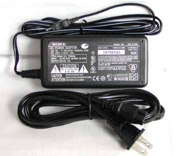 ספק כח מטען סוני לרוב המצלמות Sony AC-L10A Adapter ספק כח מטען סוני לרוב המצלמות Sony AC-L10A Adapter