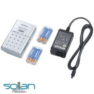 מטען סוללה  מקורי סוני +4סוללות סוני +ספק כח ACC-CN3P למצלמות סוני SONY