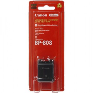 סוללה מקורית למצלמות קנון  CANON Battery BP-808