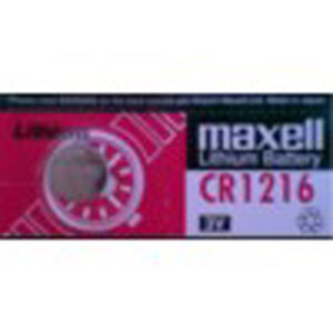 סוללת כפתור ליתיום  3V MAXELL CR1216