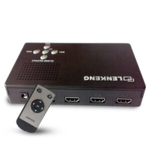רכזת Switcher 3x1 HDMI ל 3 מכשירים עם שלט רחוק