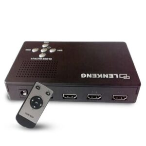 רכזת Switcher 3x1 HDMI ל 3 מכשירים עם שלט רחוק