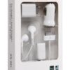 קיט טעינה ואוזניות לאייפון IPHONE 4 תואם למקורי,כולל אוזניות ומפצל