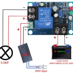 בקר מתח מתוכנת לטעינה אוטומטית רציפה BMS Protection Controller Charging 12V 24V 36V 48V