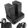מטען דואלי לסוללה פנסוניק VW-VBN130,VW-VBN260  PANASONIC