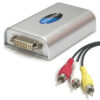 ממיר USB to RCA לחיבור יציאה ממחשב לטלויזה (EZCAP)