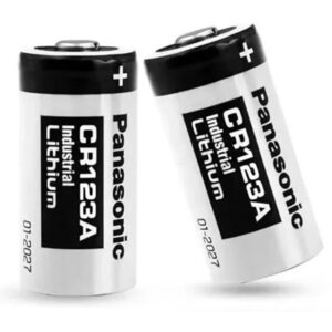 זוג סוללות תואמת למצלמות ופנסים CR123A Battery
