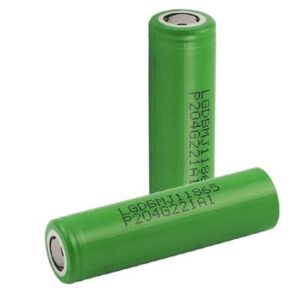 זוג סוללות 18650 תא ליתיום בהספק LG  INR 18650 MJ1 2600mAh
