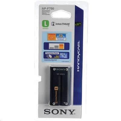 סוללה מקורית למצלמות סוני Sony Battery NP-F750 סוללה מקורית למצלמות סוני Sony Battery NP-F750
